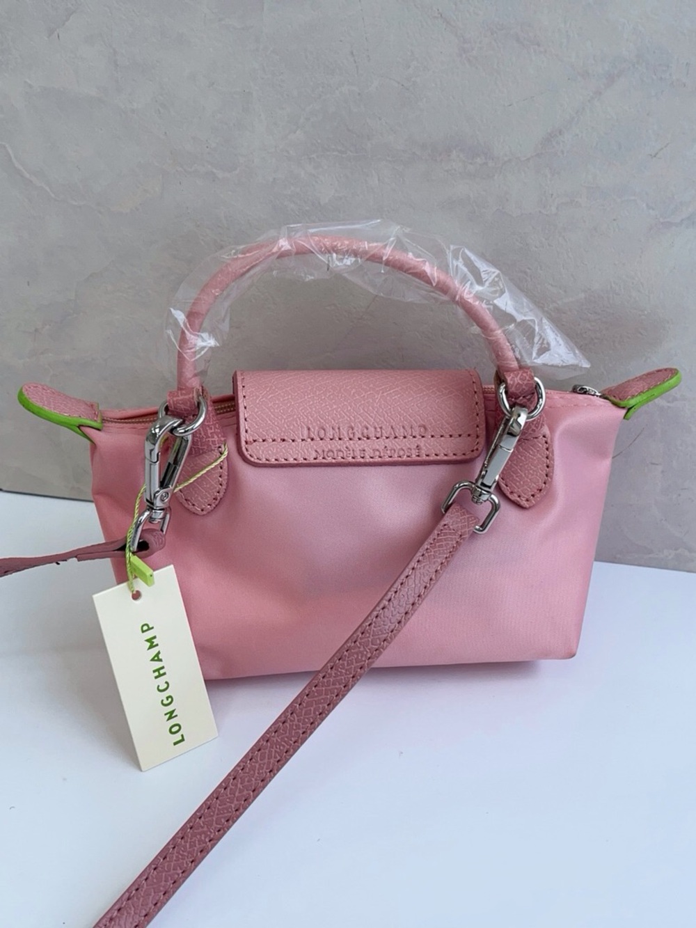 Longchamp Pink Small Le Pliage Crossbody Bag - Picture 3 of 9